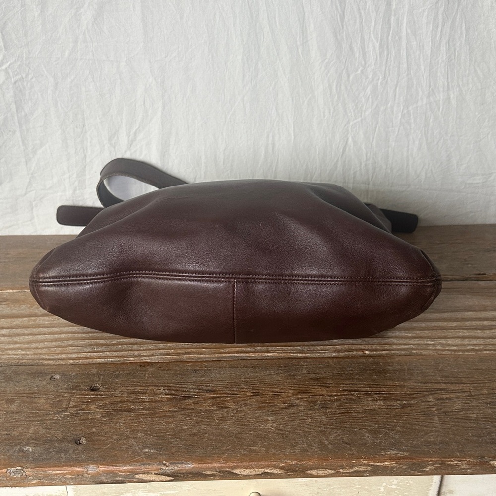 Coach Rich Brown Leather Slim Legacy Shoulder Bag - Picture 6 of 11